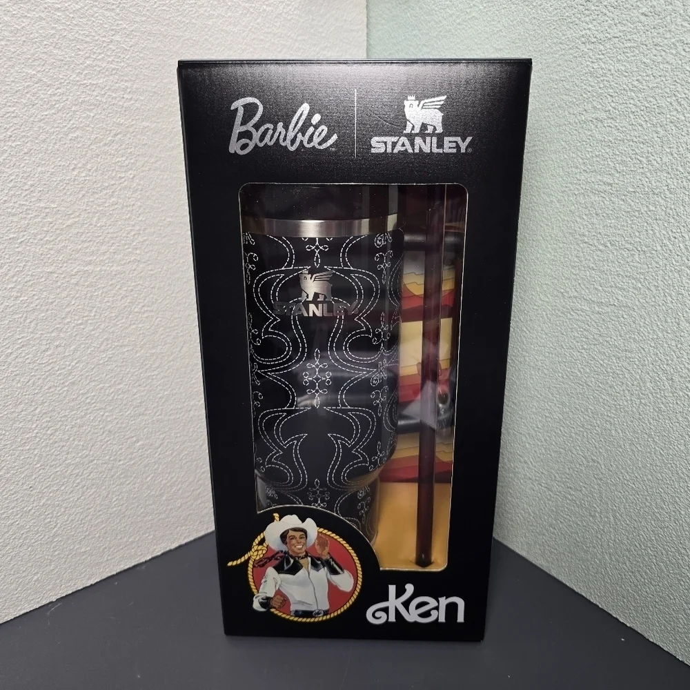 Barbie x Stanley Ken 40 oz Tumbler Set NIB‎